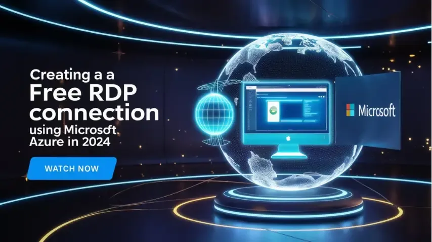 Create a rdp for microsoft azure