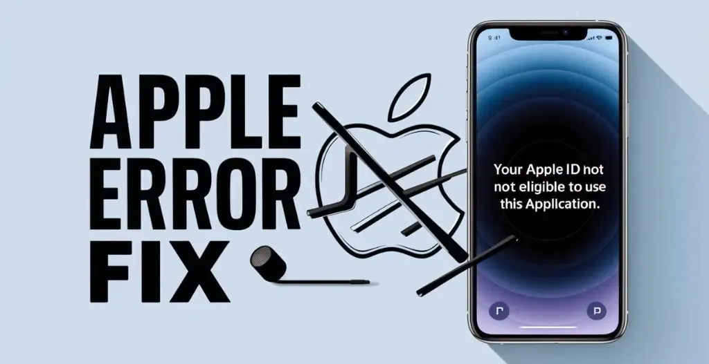 Apple Id Not Eligible To Use this application. Apple Error fix