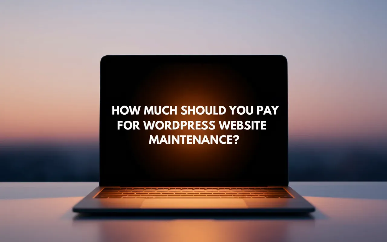 WordPress Website Maintenance cost