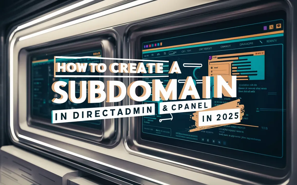 Create a Subdomain in DirectAdmin & cPanel