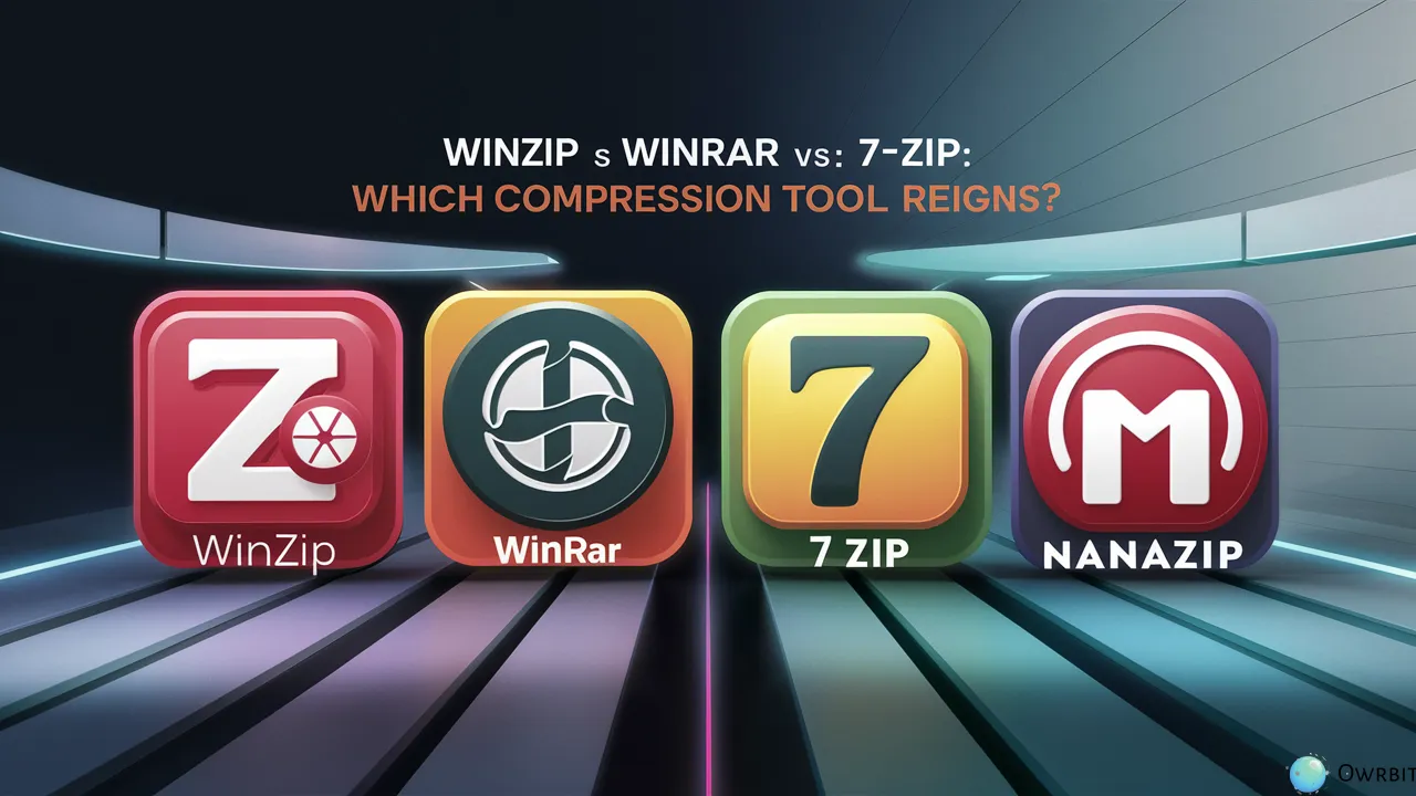WinZip vs WinRAR vs 7-Zip vs NanaZip