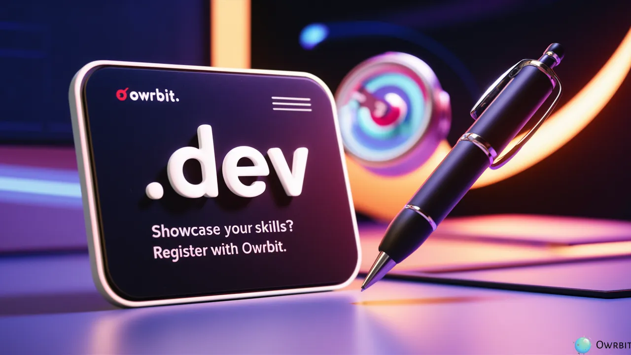 Register .dev domain name