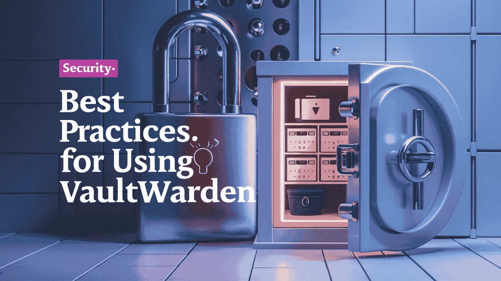Best Practices for Using Vaultwarden