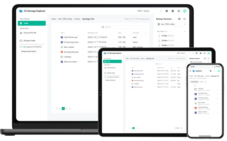 Synology C2 Password