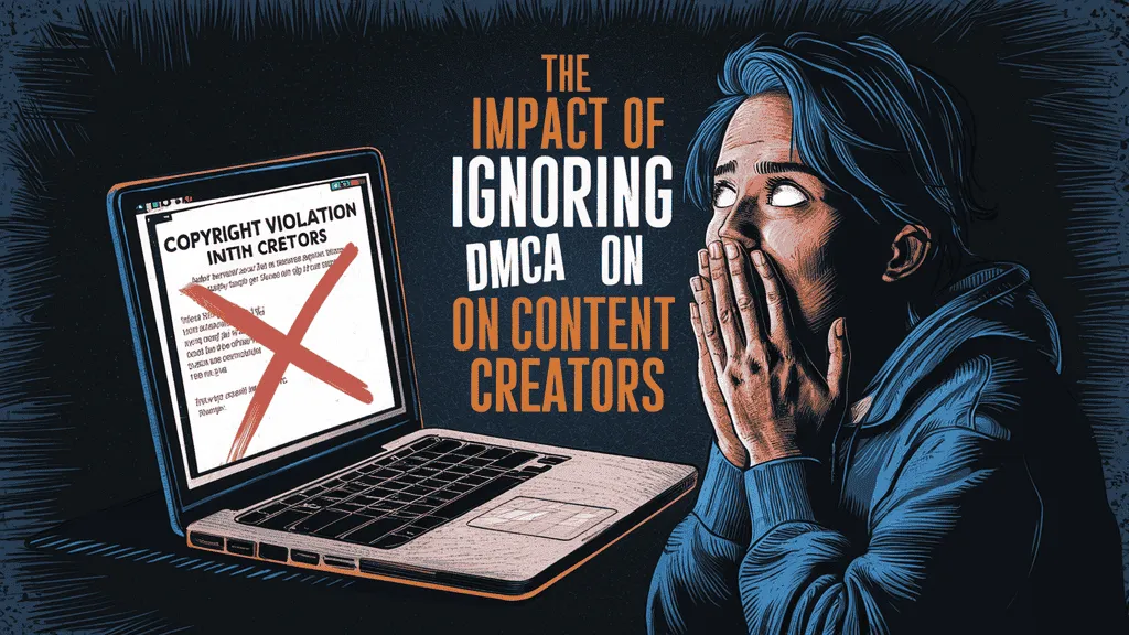 Impact of Ignoring DMCA on Content Creators