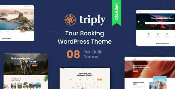 Triply – Modern Theme for Travel Websites