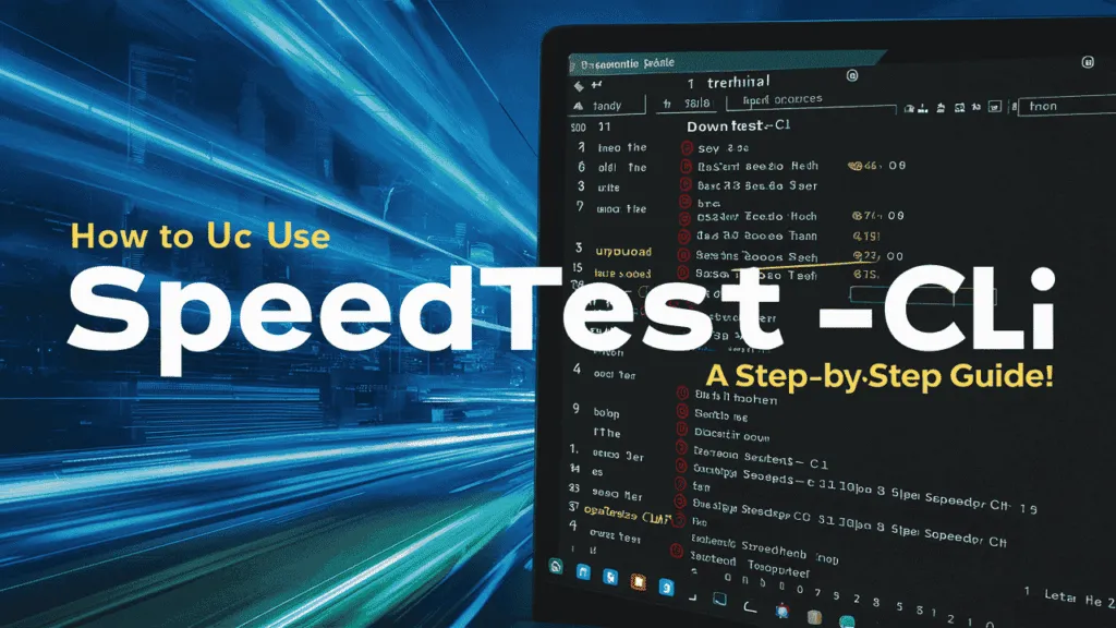 Use speedtest-cli