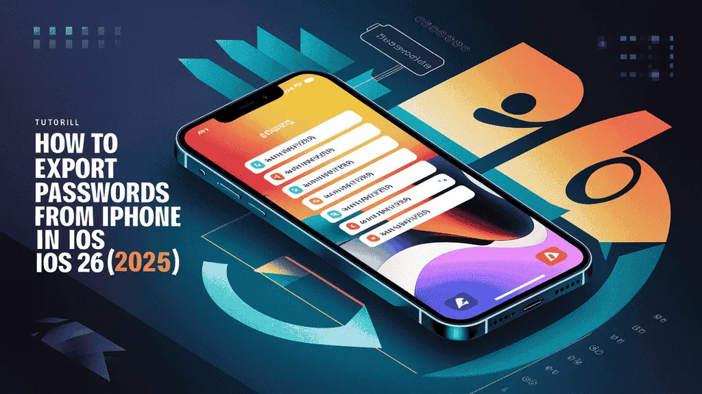 export passwords from iPhone