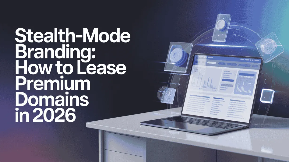 Lease premium domain for stealth startup